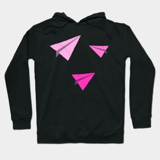 Paper Planes Sticker Pack Pink Hoodie